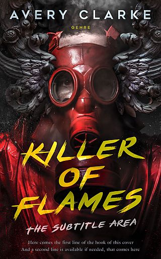 3D mockup of Cocoa Brown #30388 - Premade Apocalyptica Book Cover | BookCoverZone