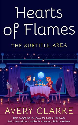 3D mockup of Violet #30409 - Premade Romance Book Cover | BookCoverZone