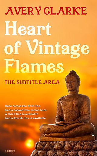 3D mockup of Yellow Orange #30440 - Premade Religion & Spirituality Book Cover | BookCoverZone