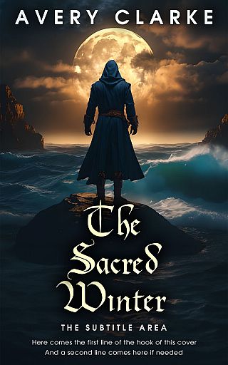 3D mockup of Shark #30461 - Premade Fantasy Book Cover | BookCoverZone