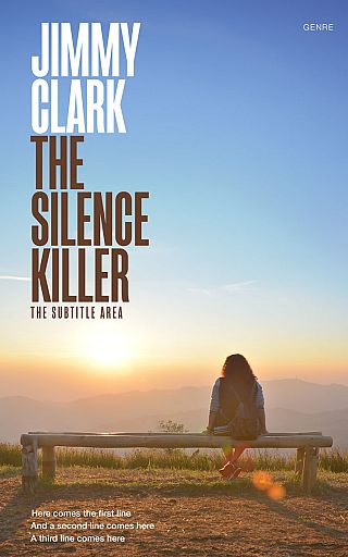 3D mockup of Rock Blue #30552 - Premade Travel Book Cover | BookCoverZone