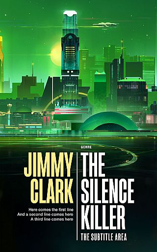 3D mockup of Green Pea #30572 - Premade Science Fiction Book Cover | BookCoverZone