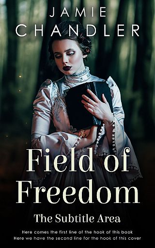 3D mockup of Black #30878 - Premade Historical Book Cover | BookCoverZone