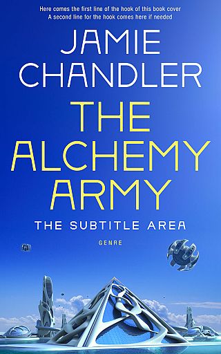3D mockup of Cerulean Blue #30976 - Premade Science Fiction Book Cover | BookCoverZone