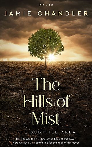 3D mockup of Oil #31032 - Premade Nature Book Cover | BookCoverZone