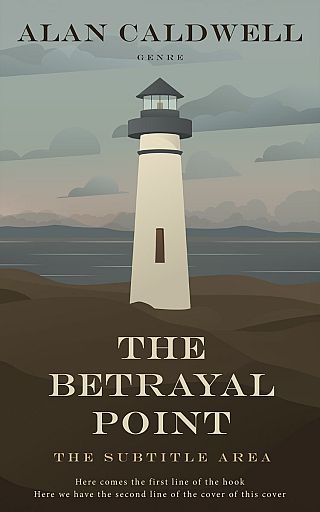 3D mockup of Taupe #31309 - Premade Literary Fiction Book Cover | BookCoverZone