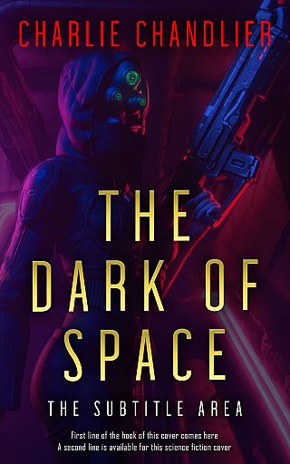 3D mockup of Violet #31631 - Premade Science Fiction Book Cover | BookCoverZone