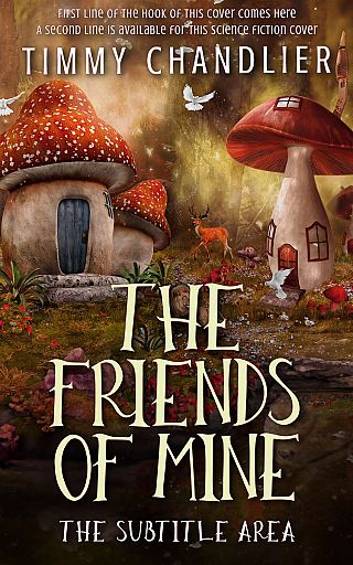 3D mockup of Cedar #31676 - Premade Fantasy Book Cover | BookCoverZone