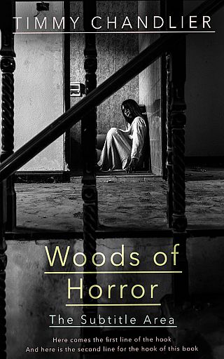 3D mockup of Cod Gray #31728 - Premade Horror Book Cover | BookCoverZone