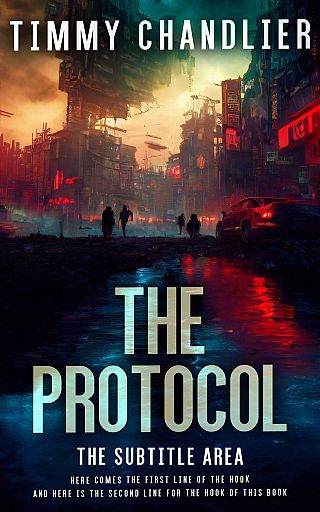 3D mockup of Indian Khaki #31769 - Premade Apocalyptica Book Cover | BookCoverZone