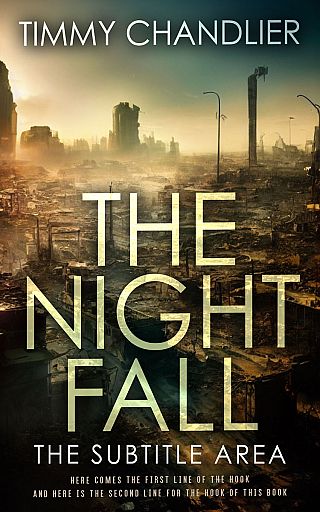 3D mockup of Straw #31773 - Premade Apocalyptica Book Cover | BookCoverZone