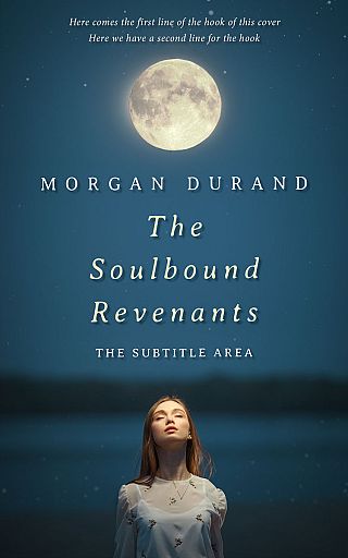 3D mockup of Blue Dianne #32046 - Premade Poetry Book Cover | BookCoverZone