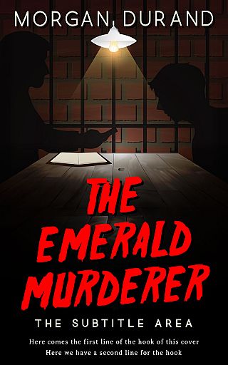 3D mockup of Cinnabar #32077 - Premade Mystery & Thriller & Suspense Book Cover | BookCoverZone