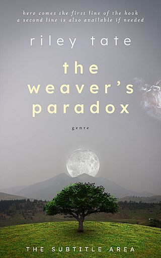 3D mockup of Spun Pearl #32314 - Premade Surreal Book Cover | BookCoverZone