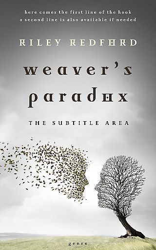 3D mockup of Quill Gray #32315 - Premade Poetry Book Cover | BookCoverZone