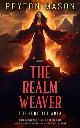 3D mockup of Raw Sienna #32333 - Premade Fantasy Book Cover | BookCoverZone