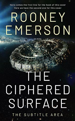 3D mockup of Black #32366 - Premade Science Fiction Book Cover | BookCoverZone