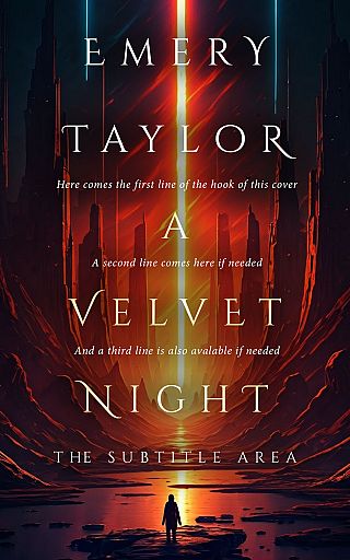 3D mockup of Gondola #32471 - Premade Science Fiction Book Cover | BookCoverZone