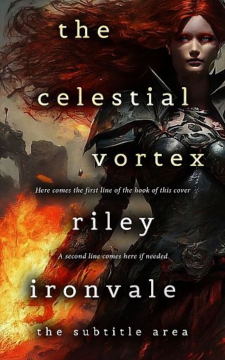 3D mockup of Night Rider #32509 - Premade Fantasy Book Cover | BookCoverZone