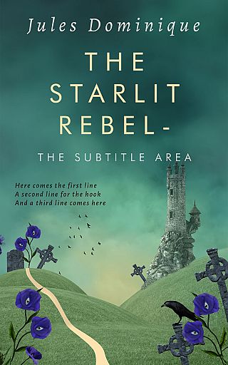 3D mockup of Faded Jade #32600 - Premade Fantasy Book Cover | BookCoverZone