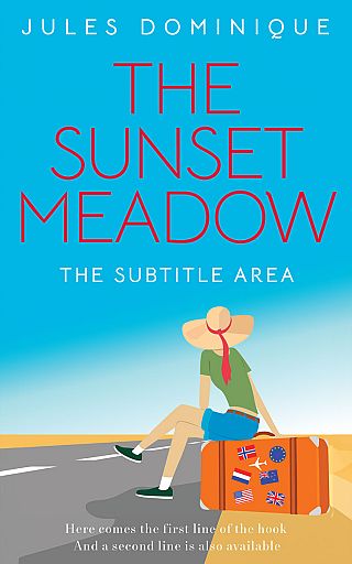 3D mockup of Cerulean #32630 - Premade Travel Book Cover | BookCoverZone