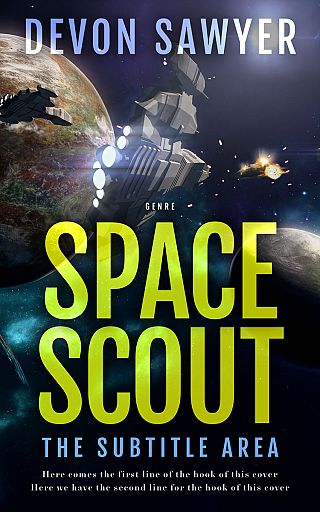 3D mockup of Turmeric #32688 - Premade Science Fiction Book Cover | BookCoverZone