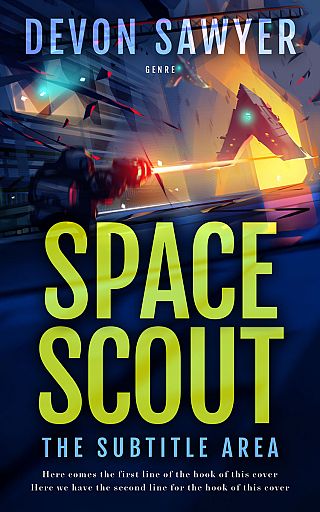 3D mockup of Big Stone #32689 - Premade Science Fiction Book Cover | BookCoverZone