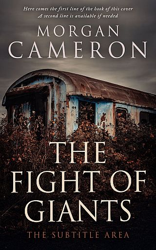 3D mockup of Cocoa Brown #33020 - Premade Horror Book Cover | BookCoverZone