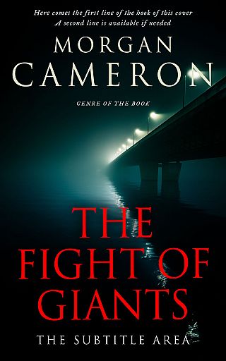 3D mockup of Black Bean #33029 - Premade Mystery & Thriller & Suspense Book Cover | BookCoverZone