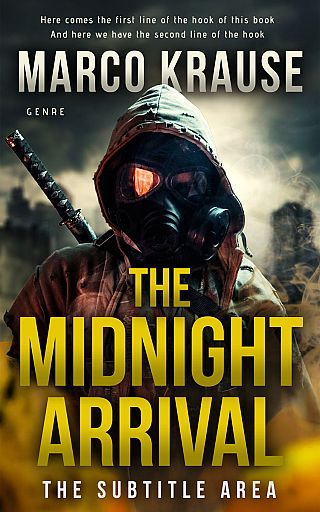 3D mockup of Tacha #33270 - Premade Apocalyptica Book Cover | BookCoverZone