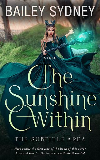 3D mockup of Gable Green #33341 - Premade Fantasy Book Cover | BookCoverZone