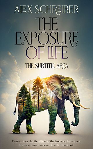 3D mockup of Nomad #33614 - Premade Surreal Book Cover | BookCoverZone