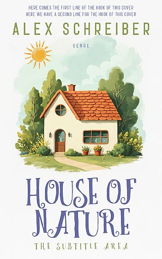 3D mockup of Green White #33621 - Premade Nature Book Cover | BookCoverZone