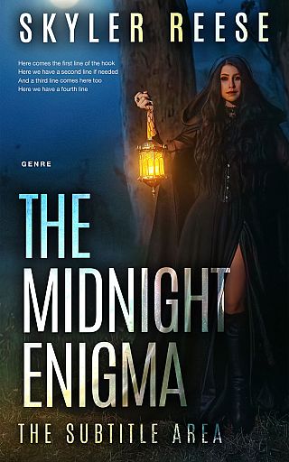 3D mockup of Shark #33887 - Premade Fantasy Book Cover | BookCoverZone