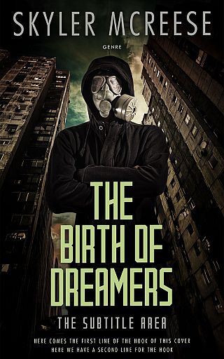 3D mockup of Rangoon Green #33951 - Premade Apocalyptica Book Cover | BookCoverZone