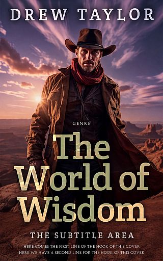 3D mockup of Cocoa Brown #34080 - Premade Action & Adventure Book Cover | BookCoverZone