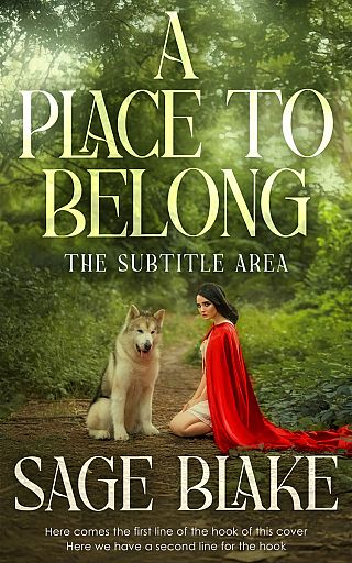 3D mockup of Thatch Green #34150 - Premade Fantasy Book Cover | BookCoverZone