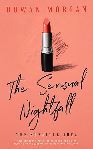 3D mockup of Apricot #34270 - Premade Romance Book Cover | BookCoverZone