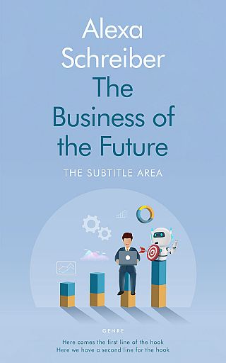 3D mockup of Regent St Blue #34672 - Premade Self-Improvement & Self-Help Book Cover | BookCoverZone