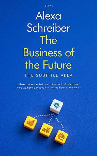3D mockup of Denim #34675 - Premade Business Book Cover | BookCoverZone