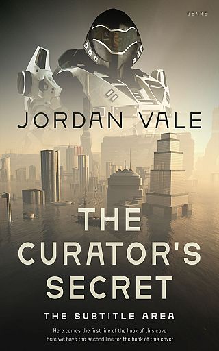 3D mockup of Armadillo #34711 - Premade Science Fiction Book Cover | BookCoverZone