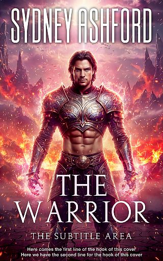 3D mockup of Cannon Pink #34869 - Premade Fantasy Book Cover | BookCoverZone