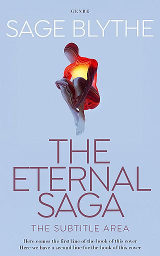 3D mockup of Periwinkle Gray #34925 - Premade Abstract Book Cover | BookCoverZone