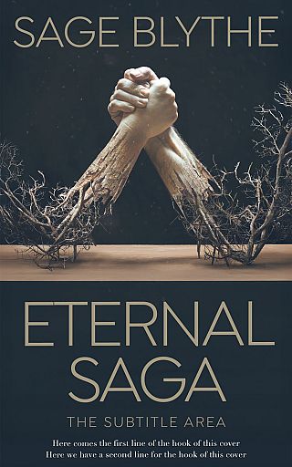 3D mockup of Ebony Clay #34930 - Premade Fantasy Book Cover | BookCoverZone