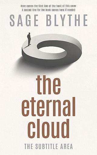 3D mockup of Pampas #35006 - Premade Abstract Book Cover | BookCoverZone