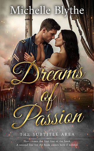 3D mockup of Taupe #35150 - Premade Romance Book Cover | BookCoverZone