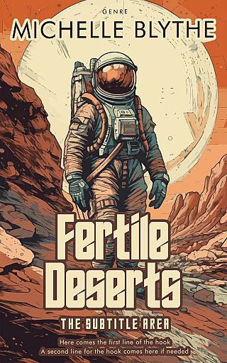 3D mockup of Chamois #35215 - Premade Science Fiction Book Cover | BookCoverZone