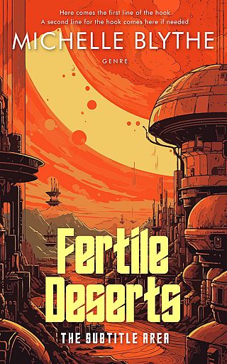 3D mockup of Eclipse #35218 - Premade Apocalyptica Book Cover | BookCoverZone