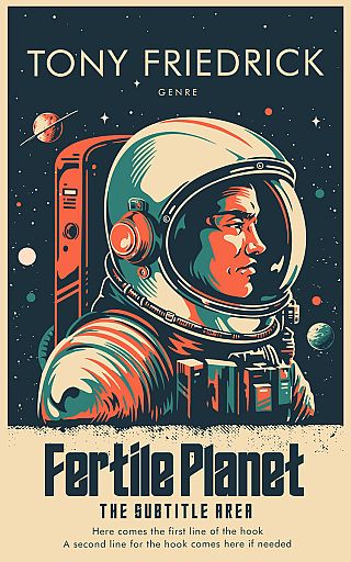 3D mockup of Te Papa Green #35222 - Premade Science Fiction Book Cover | BookCoverZone