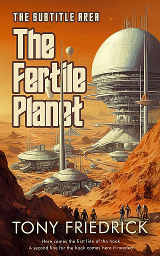 3D mockup of Brown Rust #35225 - Premade Science Fiction Book Cover | BookCoverZone